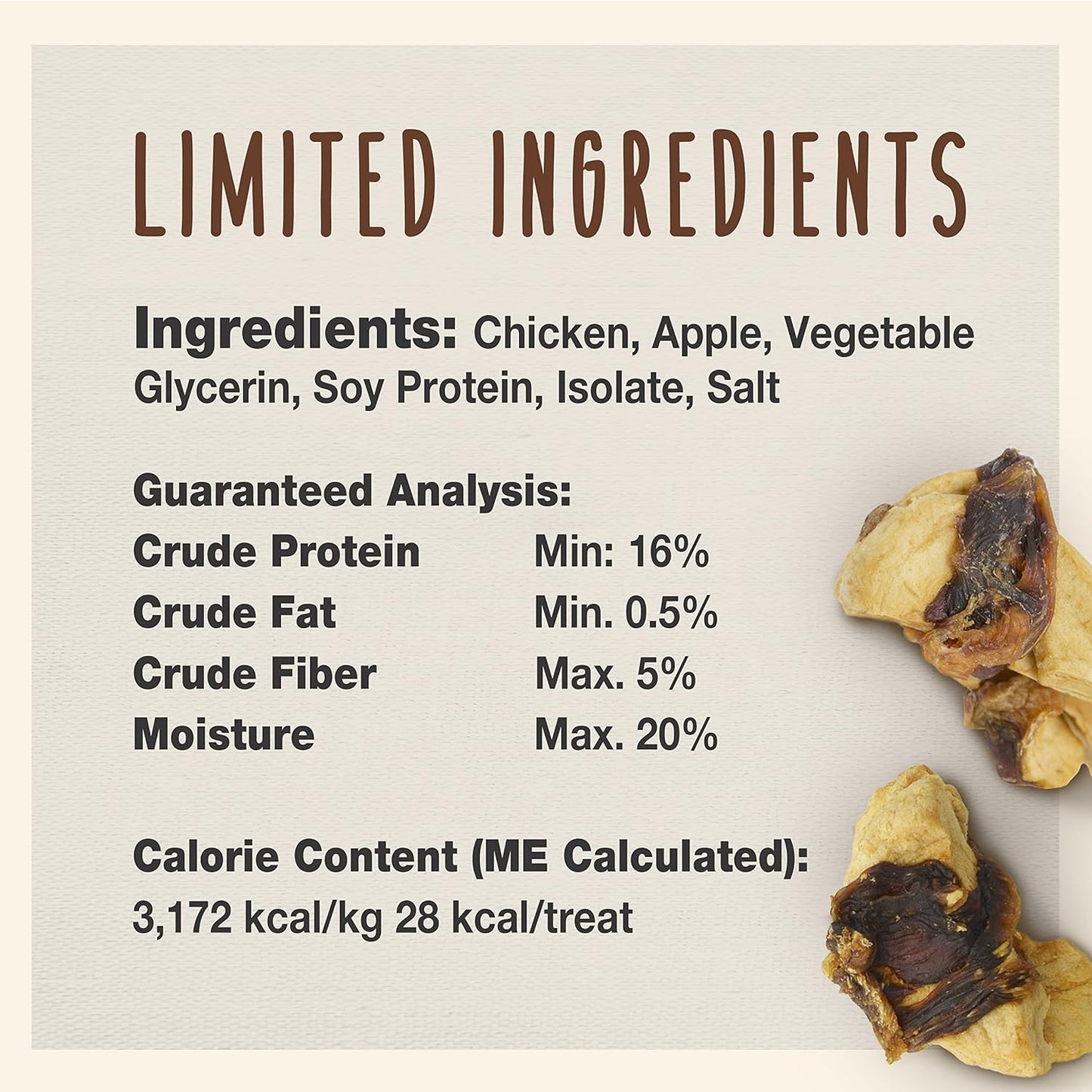 Gourmet Chicken & Apple Wrapped Biscuits Dog Treats, 28 Oz | Made with Real Chicken & Apple, Dog Treats Wraps, Crunchy Healthy Dog Treats, Great for Training, for Small & Large Breeds